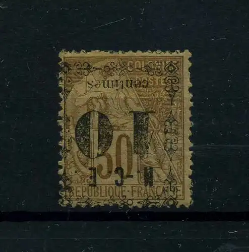 NEUKALEDONIEN 1891 Nr 12K ohne Gummi (111970)