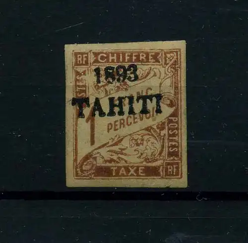 THAITI 1893 Nr D25 Haftstelle/Falz (111974)