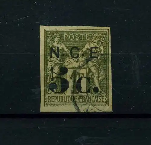 NEUKALEDONIEN 1886 Nr 8 gestempelt (111982)