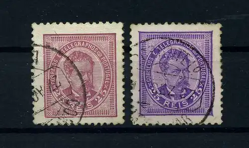 PORTUGAL 1882 Nr 63a+b gestempelt (112195)