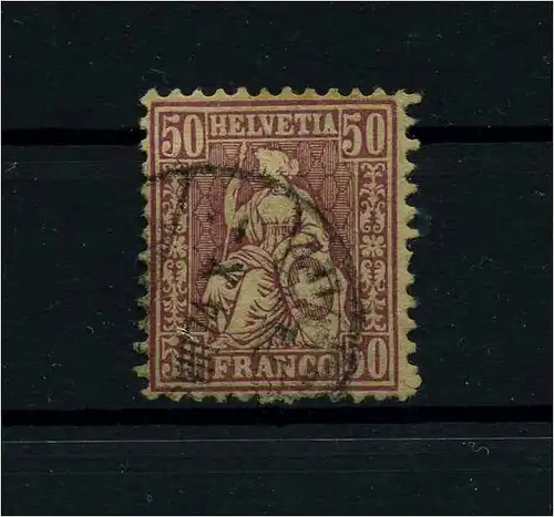 SCHWEIZ 1867 Nr 35 gestempelt (112325)