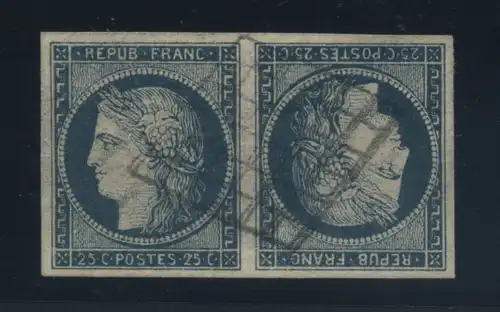 FRANKREICH 1849 Nr 4K ND gestempelt (106841)