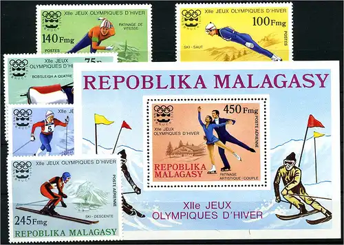 MALAGASY 1975 Nr 767-771 postfrisch (112553)