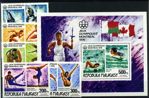 REPUBLIK MALAGASY 1976 Nr 775-779 postfrisch (112554)