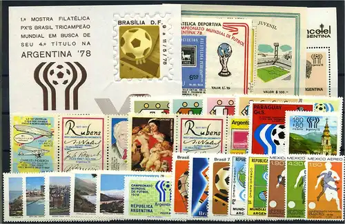 Fussball 1978 Lot postfrisch (112593)