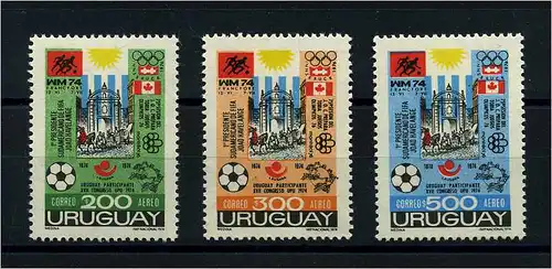 URUGUAY 1974 Nr 1313-1315 postfrisch (112597)