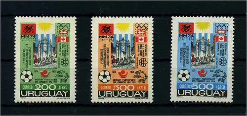 URUGUAY 1974 Nr 1313-1315 postfrisch (112620)