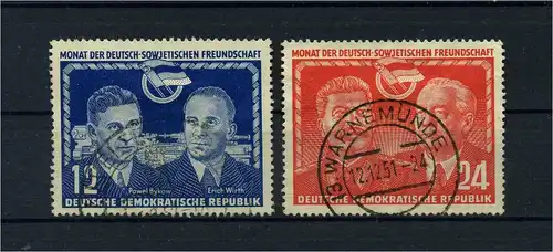DDR 1951 Nr 296-297 gestempelt (112760)