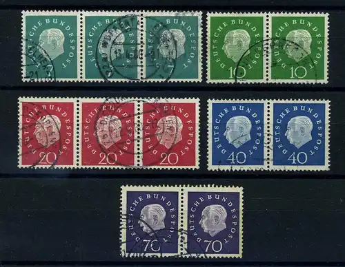 BUND 1959 Nr 302-306 gestempelt (112980)