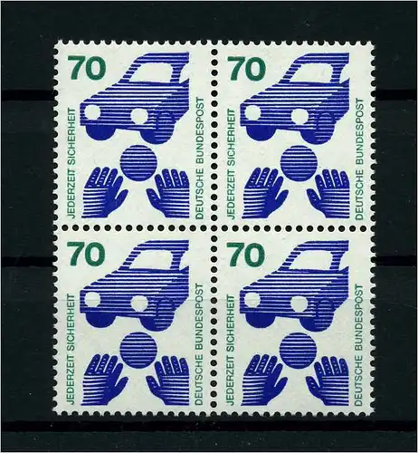 BUND 1972 Nr 773 Viererblock postfrisch (113037)