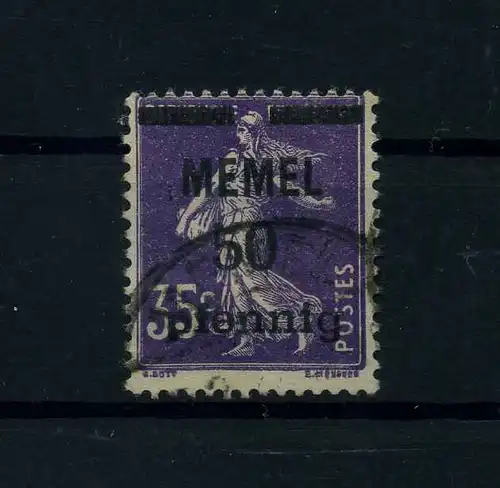 MEMEL 1920 Nr 23 gestempelt (113223)