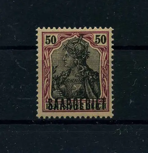 SAARGEBIET 1920 Nr 38y postfrisch (113302)