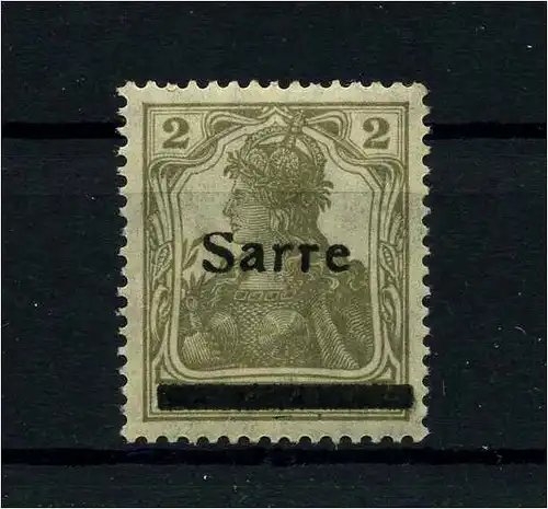 SAARGEBIET 1920 Nr 1 postfrisch (113330)