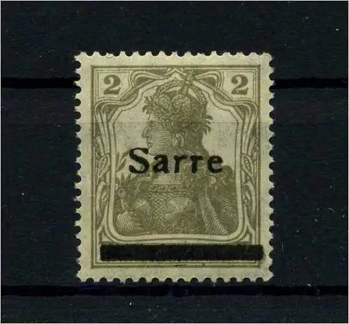 SAARGEBIET 1920 Nr 1 postfrisch (113330)