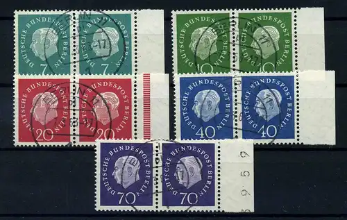 BERLIN 1959 Nr 182-186 gestempelt (113348)