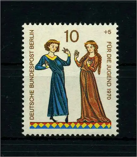 BERLIN 1970 PLATTENFEHLER Nr 354 I postfrisch (113360)