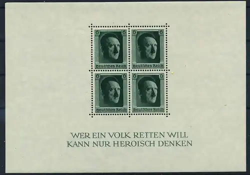 DEUTSCHES REICH 1936 Bl.7 postfrisch (113597)