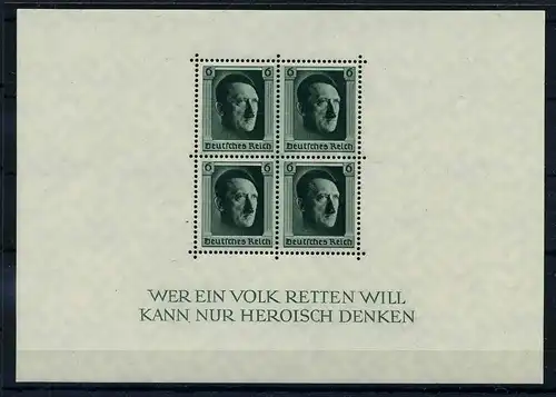 DEUTSCHES REICH 1936 Bl.7 postfrisch (113610)