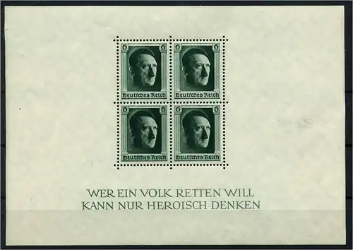 DEUTSCHES REICH 1936 Bl.7 postfrisch (113657)