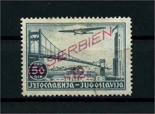 BES. II. WK. SERBIEN 1941 Nr 25 gestempelt (113737)