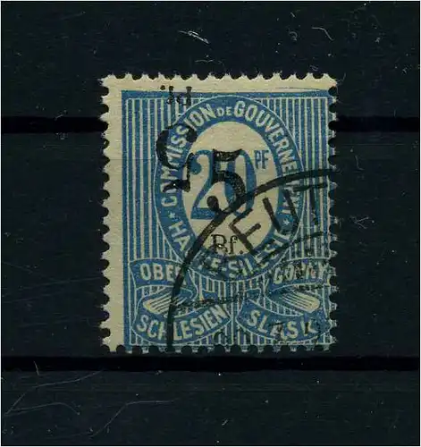 OBERSCHLESIEN 1920 Nr 10 XII gestempelt (113920)