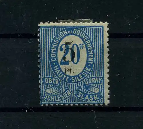 OBERSCHLESIEN 1920 Nr 10 V siehe Beschreibung (113923)