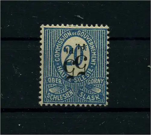 OBERSCHLESIEN 1920 Nr 10 XI siehe Beschreibung (113936)