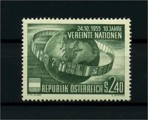 OESTERREICH 1955 Nr 1022 postfrisch (114360)