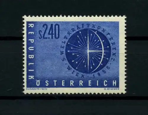OESTERREICH 1956 Nr 1026 postfrisch (114366)
