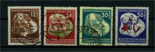DDR 1951 Nr 289-292 gestempelt (114590)