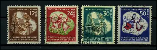 DDR 1951 Nr 289-292 gestempelt (114592)