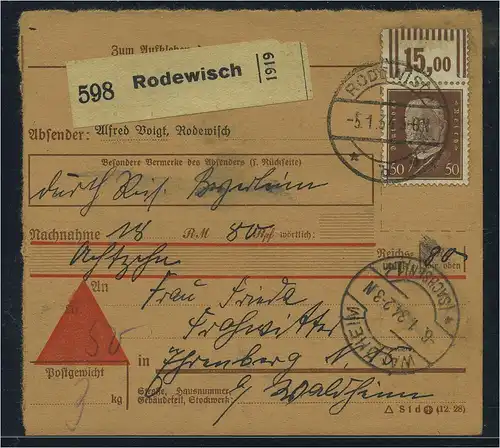 DEUTSCHES REICH 1928 Nr 420 siehe Beschreibung (115200)