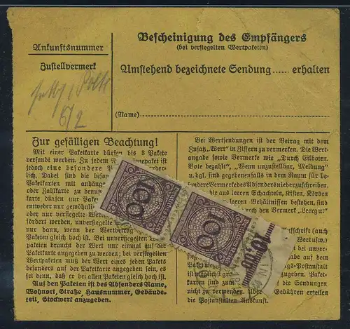 DEUTSCHES REICH 1923 Nr 343 siehe Beschreibung (115201)