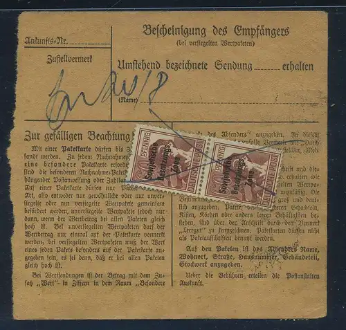 SBZ PAKETKARTE 1948 Nr A195 siehe Beschreibung (115431)