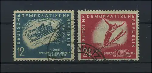 DDR 1951 Nr 280-281 gestempelt (115967)