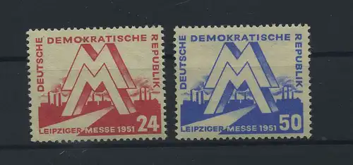 DDR 1951 Nr 282-283 postfrisch (115972)
