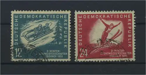 DDR 1951 Nr 280-281 gestempelt (115982)