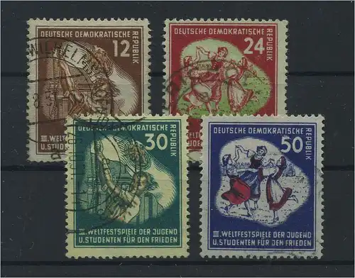 DDR 1951 Nr 289-292 gestempelt (116096)