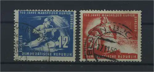 DDR 1950 Nr 273-274 gestempelt (116117)