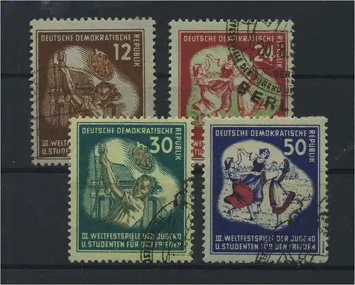 DDR 1951 Nr 289-292 gestempelt (116127)