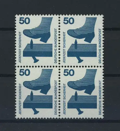 BUND 1971 Nr 700 Viererblock postfrisch (116157)