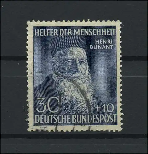 BUND 1952 Nr 159 Höchstwert gestempelt (116726)