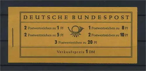 BUND 1958 MH 4Y postfrisch (116776)