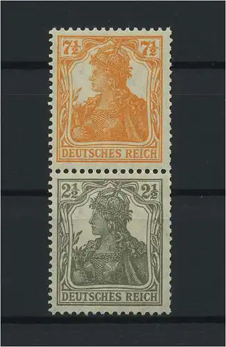 DEUTSCHES REICH 1917 ZD Nr S13a postfrisch (117681)