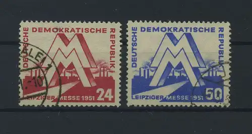 DDR 1951 Nr 282-283 gestempelt (117780)