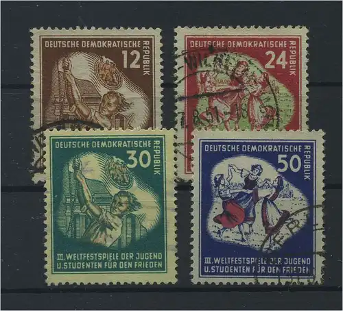 DDR 1951 Nr 289-292 gestempelt (117781)