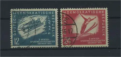 DDR 1951 Nr 280-281 gestempelt (117787)