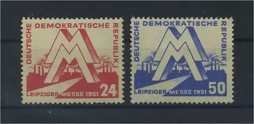 DDR 1951 Nr 282-283 postfrisch (117808)