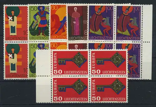LIECHTENSTEIN Lot aus 1967-1968 postfrisch (119137)