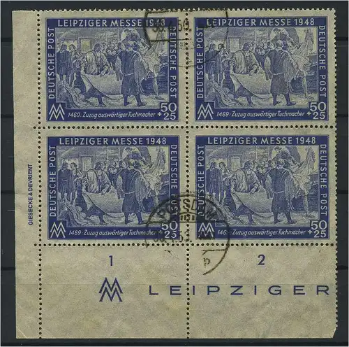 SBZ 1948 Nr 199 DZ gestempelt (119322)